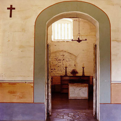 Door in La Purisima Mission Near Lompoc, California