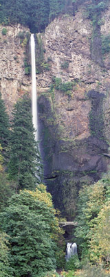 Highest waterfall in the Pacific Northwest, along the Columbia River