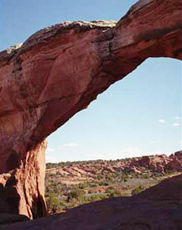 View of a sandstone Arch