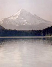 Lost Lake,  called &quot;Heart of the Mountain&quot; and Mt Hood,  called &quot;Wyeast&quot;