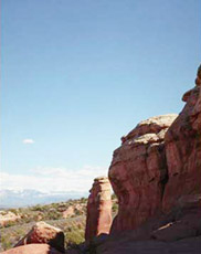 View of a sandstone Arch