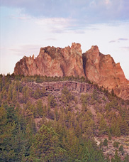 The Crooked River winding through Smith Rock State Park Near the town of Terra Bonne