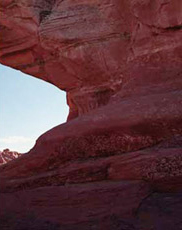 View of a sandstone Arch