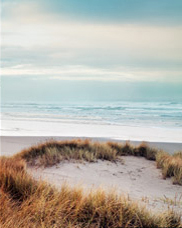 View to the south of Cannon Beach and Haystack Rock from Breaker Point