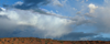 Panorama, desert-sky