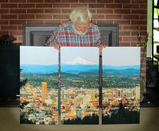 Canvas of our Portland Panorama triptych